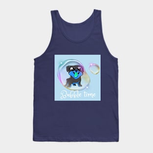 Bubble Time Puppy Tank Top